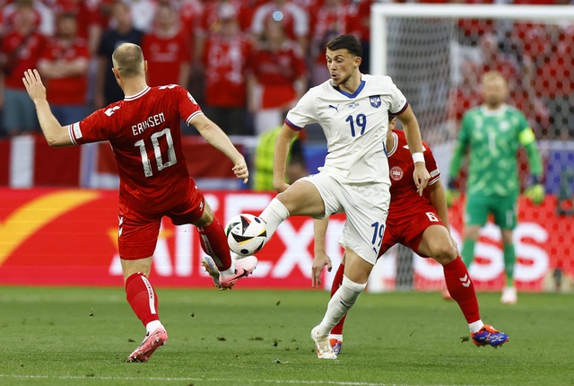 Euro 2024: Đan Mạch vào vòng 1/8 sau trận hòa không bàn thắng - Ảnh 2. Euro 2024: Đan Mạch vào vòng 1/8 sau trận hòa không bàn thắng - Ảnh 2.